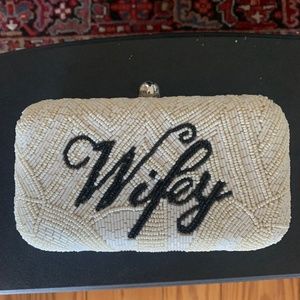 NWT Beaded Clutch Bridal Bag